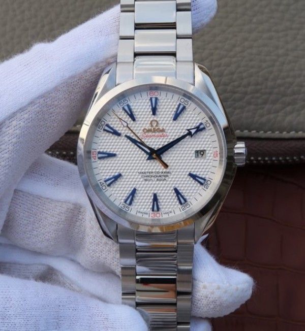 Omega Seamaster 150M Ryder Cup White Textured Dial SS Bracelet A8500