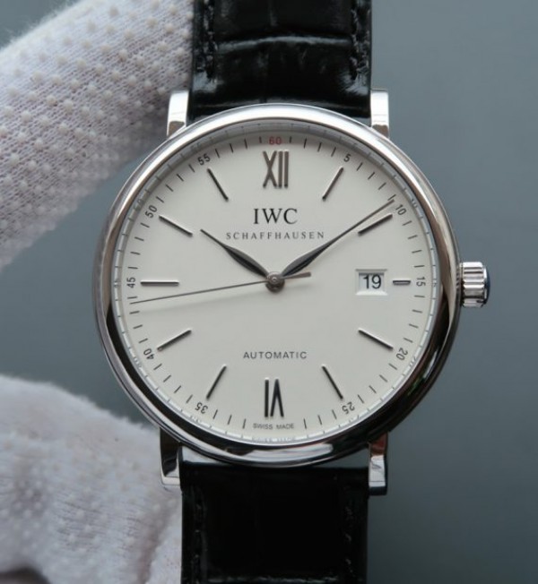 IWC MK Portofino IW356501 Automatic White Dial Leather Strap