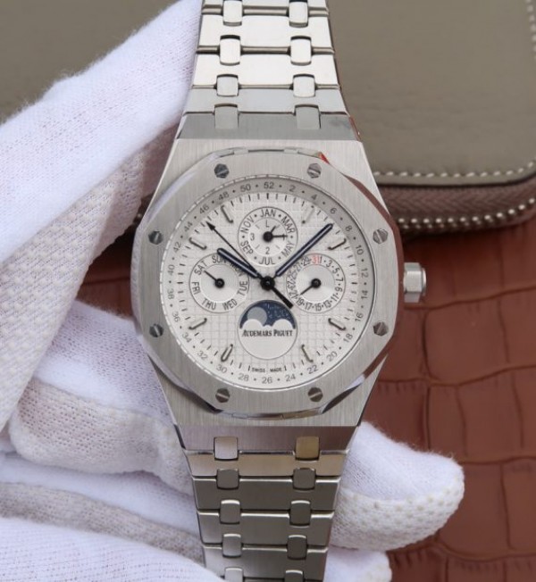 Audemars Piguet JF Royal Oak 41mm 26574 SS White Dial SS Bracelet A5134