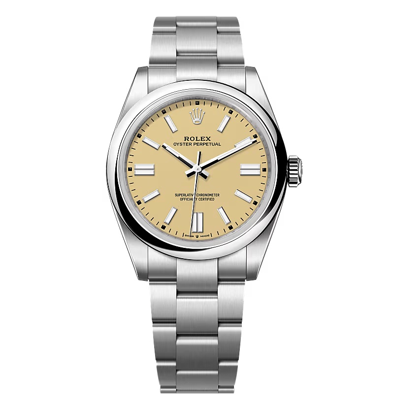 Superclone Rolex Oyster Perpetual 277200 Beige Dial - gallery