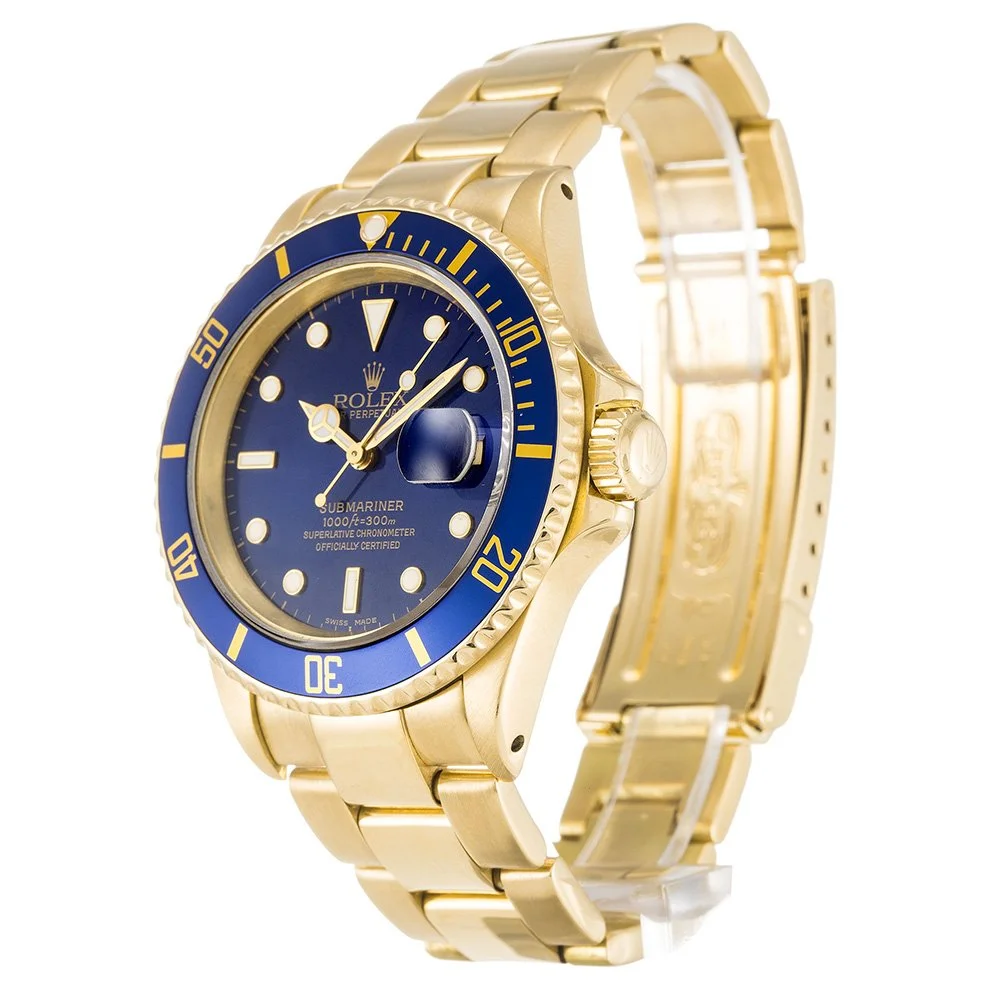 Rolex Submariner 40mm Blue Dial 16618LB - gallery