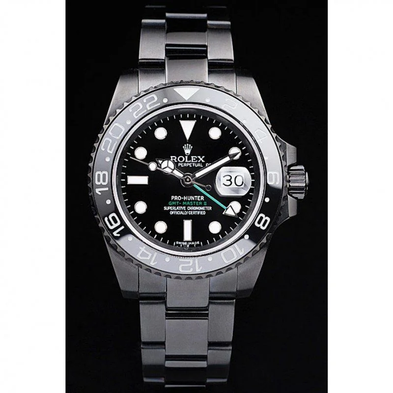 Superclone Rolex GMT-Master II 39mm Black Dial REP016828 - gallery