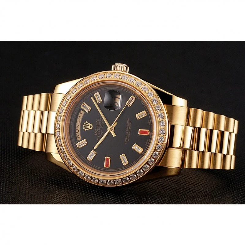 Superclone Rolex Day-Date 36mm Black Dial 1454101 - gallery