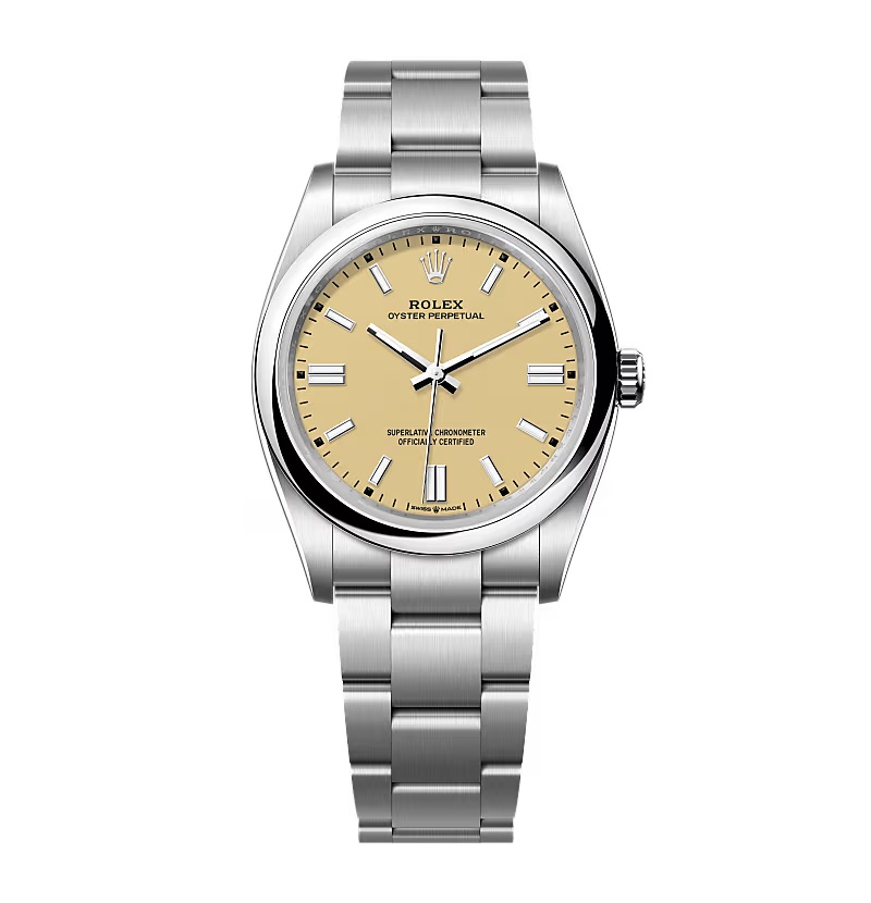 Superclone Rolex Oyster Perpetual 277200 Beige Dial - gallery
