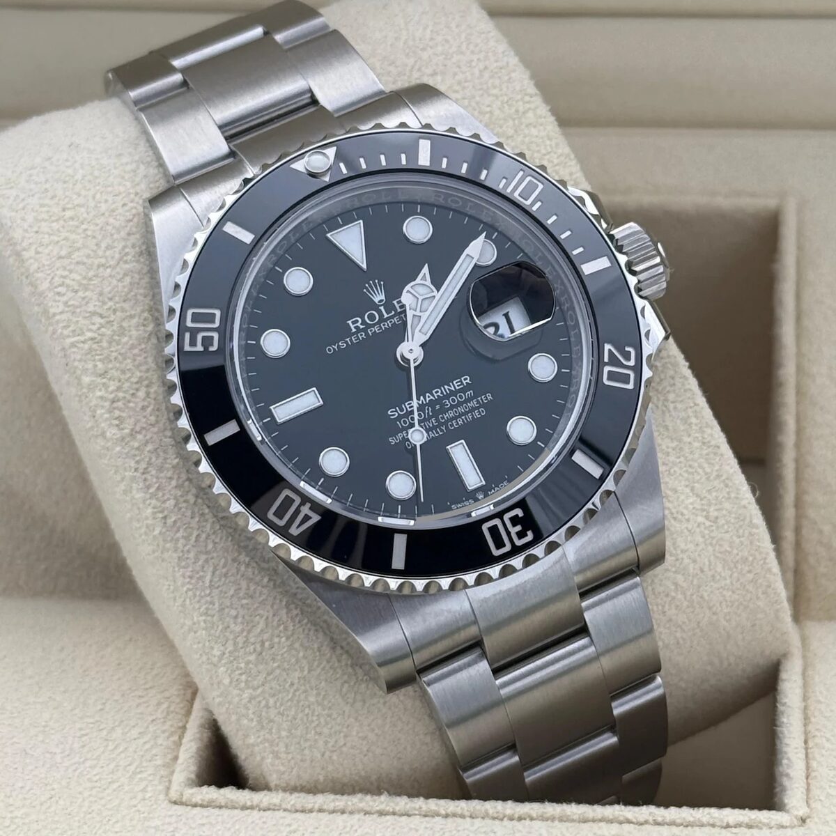 Superclone Rolex Submariner 41mm Black Dial 126610LN - gallery