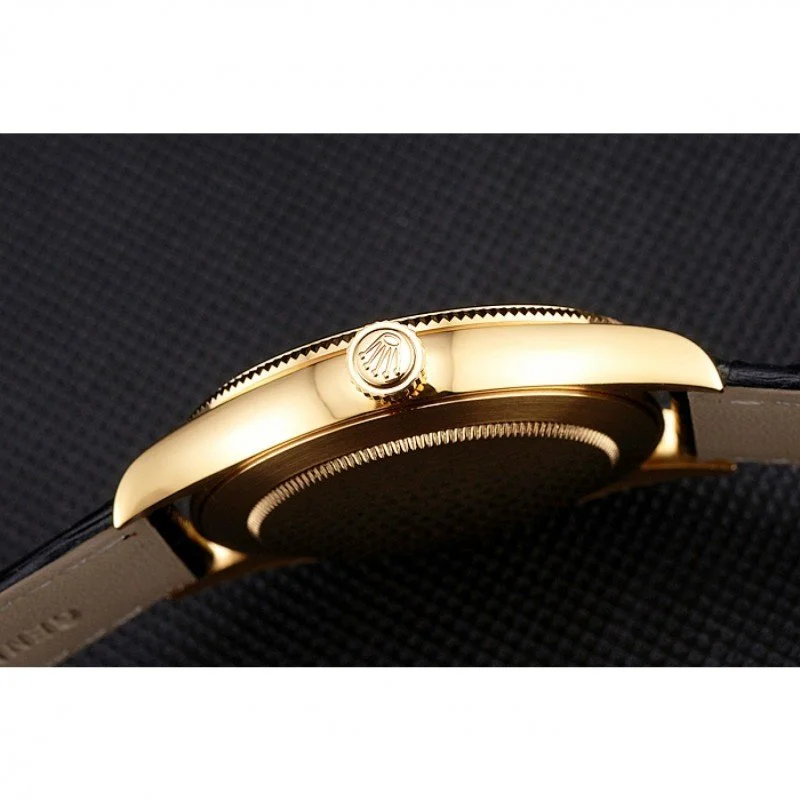 Superclone Rolex Cellini 38mm Black Dial REP016814 - gallery