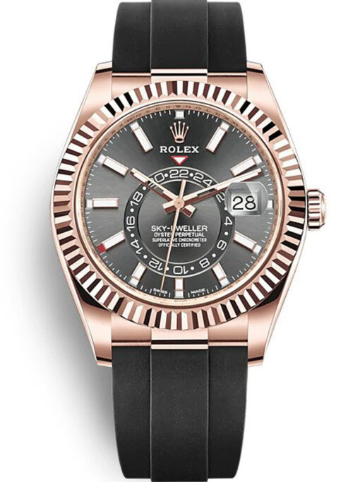 Rolex Sky-Dweller 42mm Black Dial 326235 Super Clone