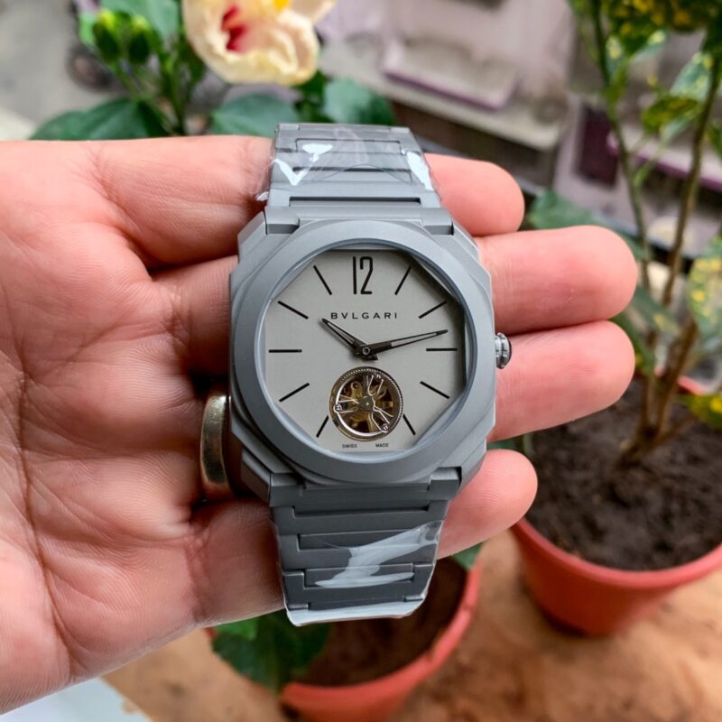 Bvlgari Octo Finissimo Tourbillon Grey Dial