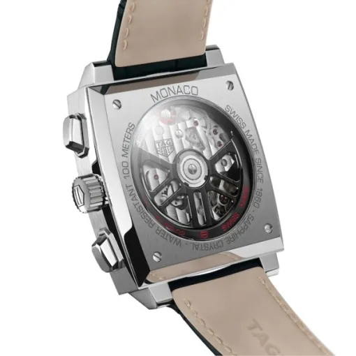 TAG Heuer Monaco Men Automatic Black Alligator Watch CBL2113.FC6177 - gallery
