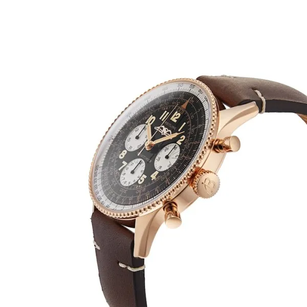 Breitling Navitimer Men Automatic Brown Leather Watch RB0910371B1X1 - gallery
