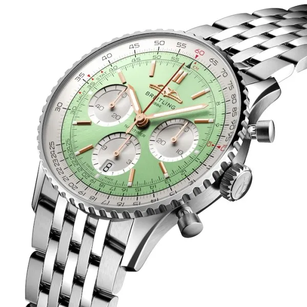 Breitling Navitimer Men Automatic Mint Stainless Steel Watch AB0139211L1A1 - gallery