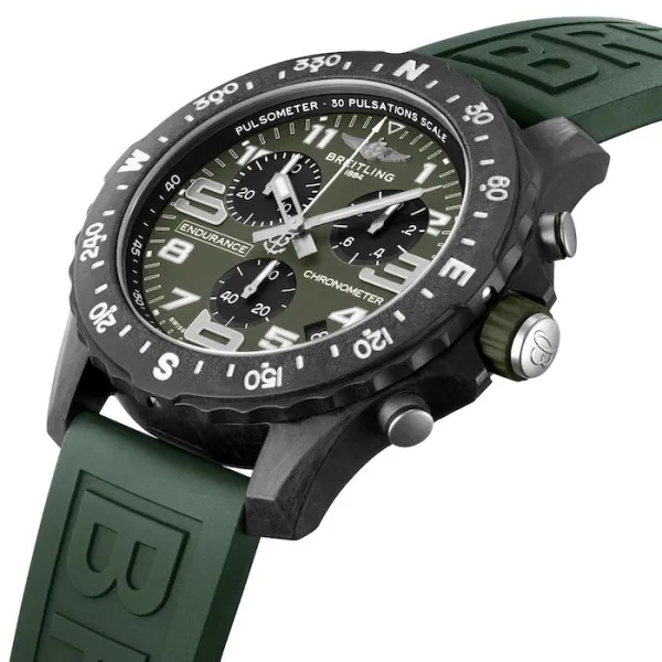 Breitling Endurance Pro Men Quartz Green Rubber Watch X823106B1L1S1 - gallery