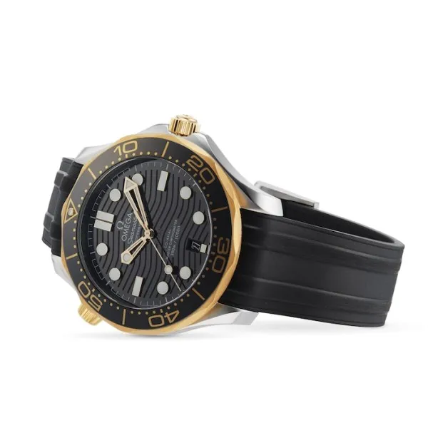 Omega Seamaster Men Automatic Black Rubber Watch O21022422001001 - gallery