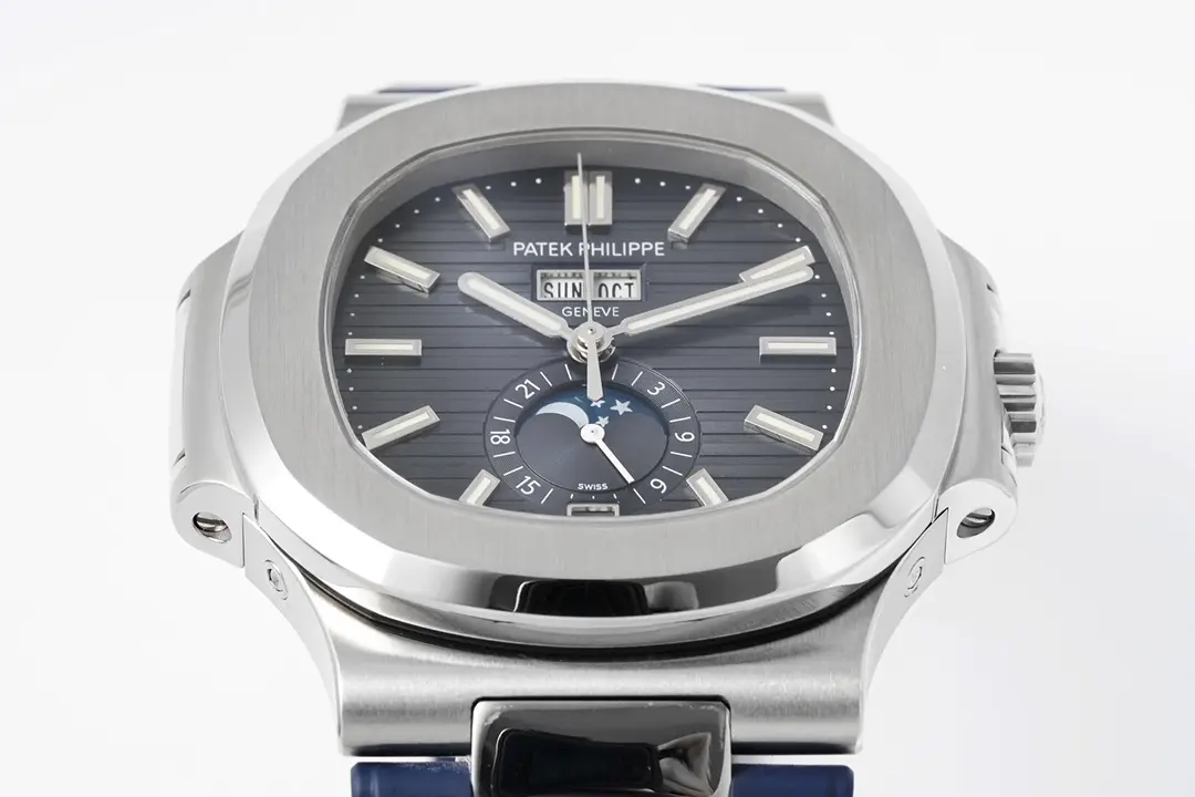 Patek Philippe Blue Nautilus Rubber Watch - gallery