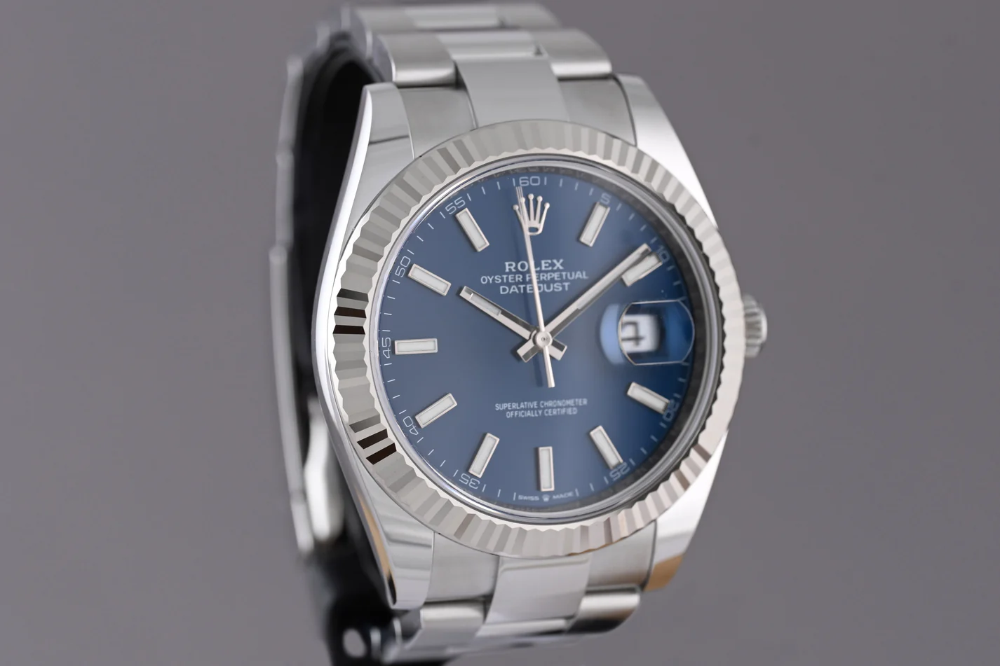 Rolex Datejust 41mm Blue Dial 126334 Oyster - gallery