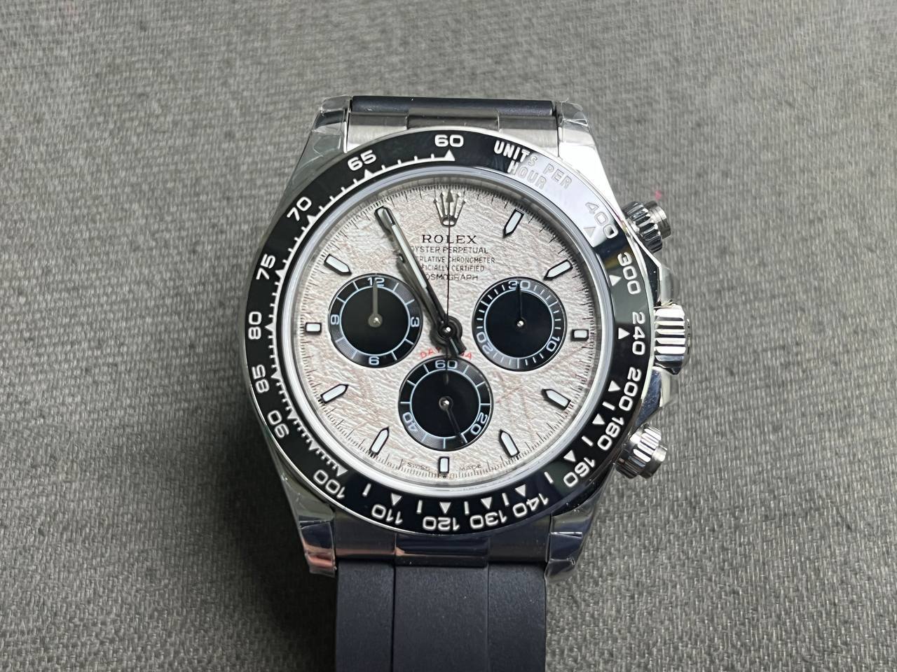 Superclone Rolex Daytona 40 mm 126519LN Meteorite Dial - gallery