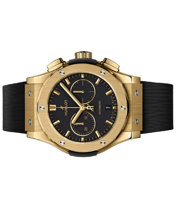 Hublot Classic Fusion Men Automatic Black Rubber Watch 541.VX.1130.RX - gallery