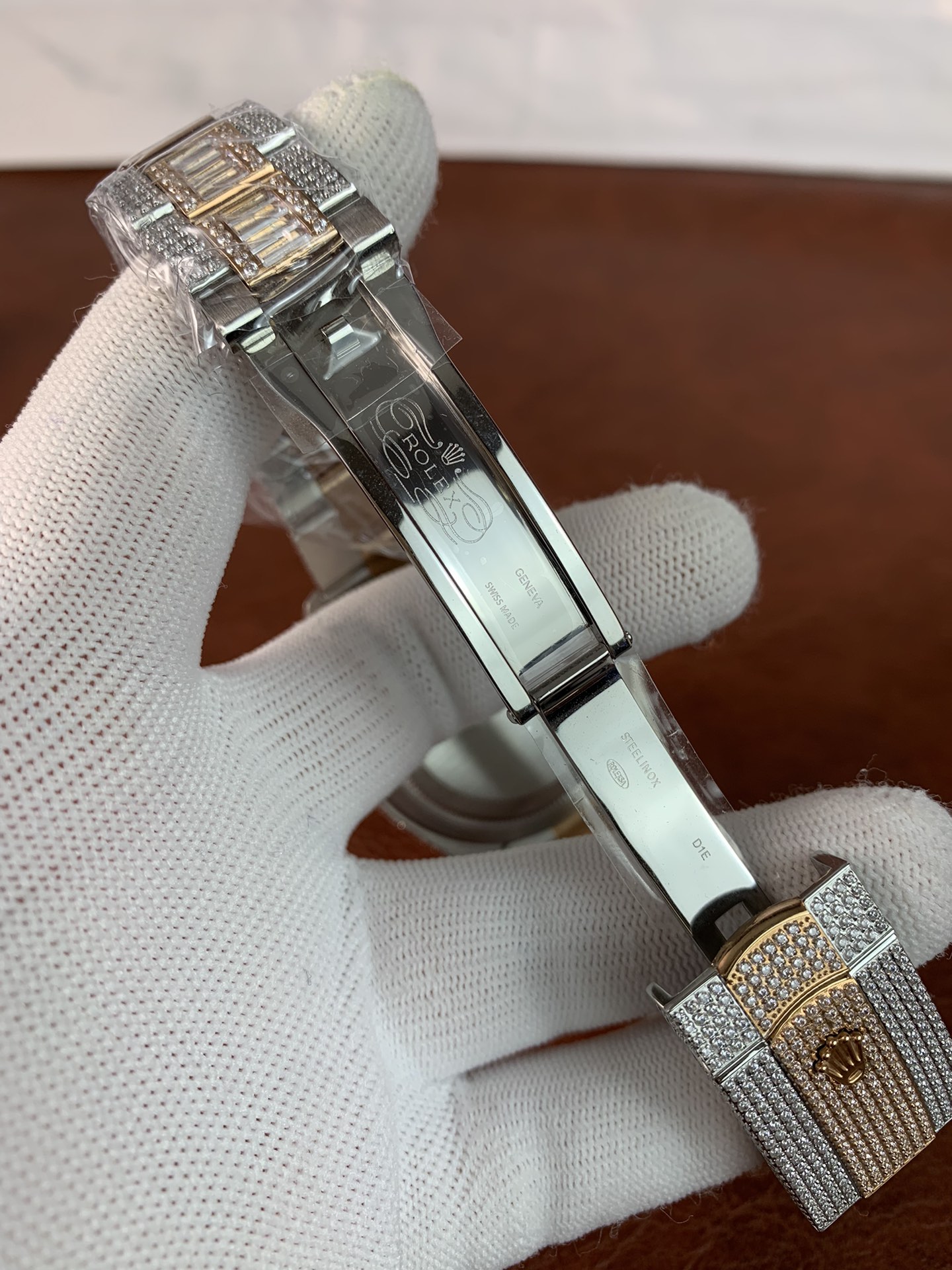 Rolex Sky Dweller two tone 326934 iced out (cubic zirconia) - view 7