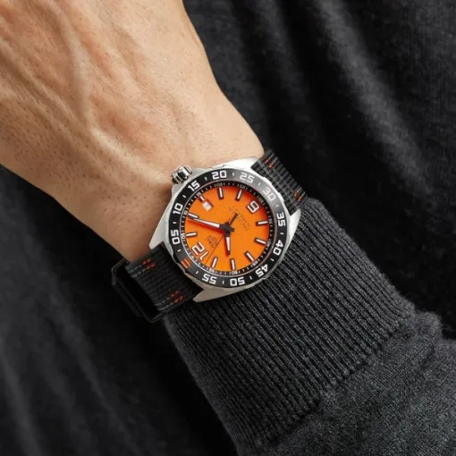 TAG Heuer Formula 1 Men Quartz Orange Canvas Watch WAZ101A.FC8305 - gallery
